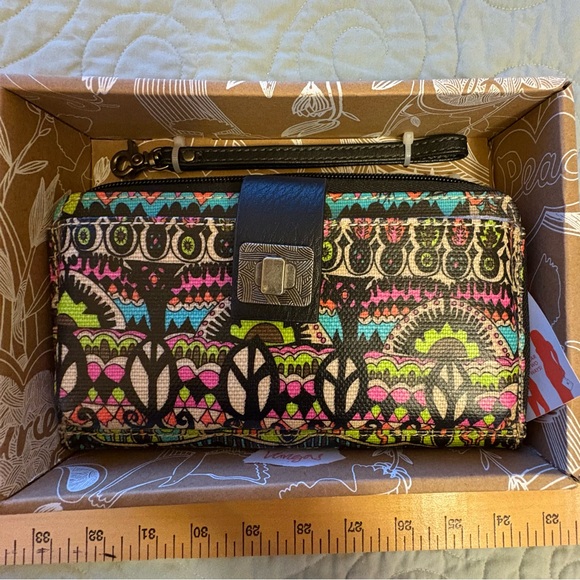 Sakroots Multicolor Patterned Wristlet - Picture 1 of 8
